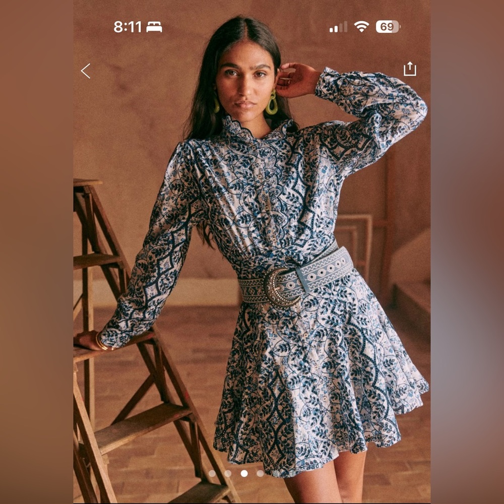 Sezane Marly Dress Primrose - Size 2